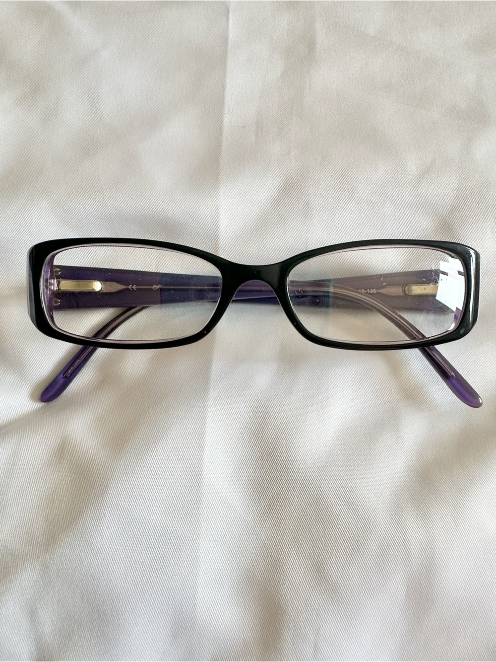 Candie’s CAA256 Rihanna Black Purple Floral Eyeglass Frames